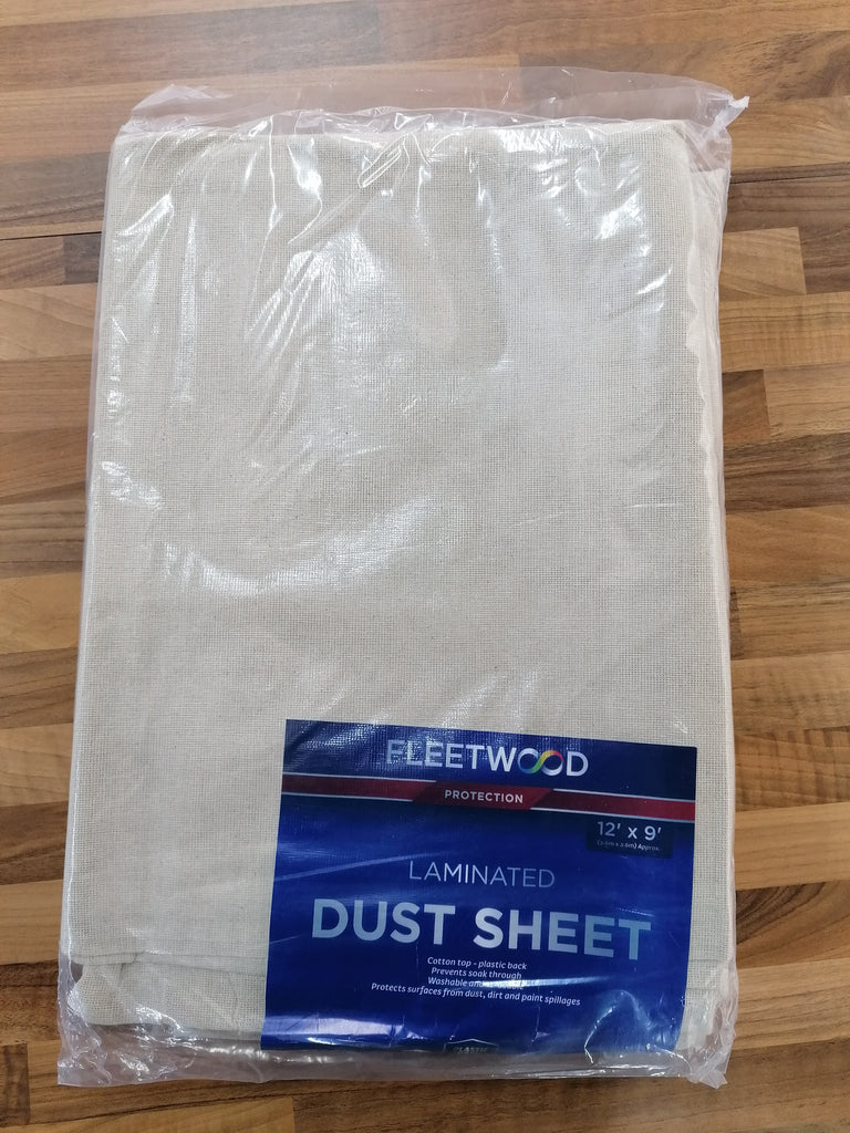 FLEETWOOD COTTON WITH LAMINATED DUST SHEET 12ftx9ft