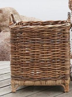 SQAURE FRENCH WICKER BASKET