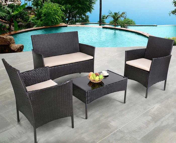 Siofra Four Piece Lounger Set