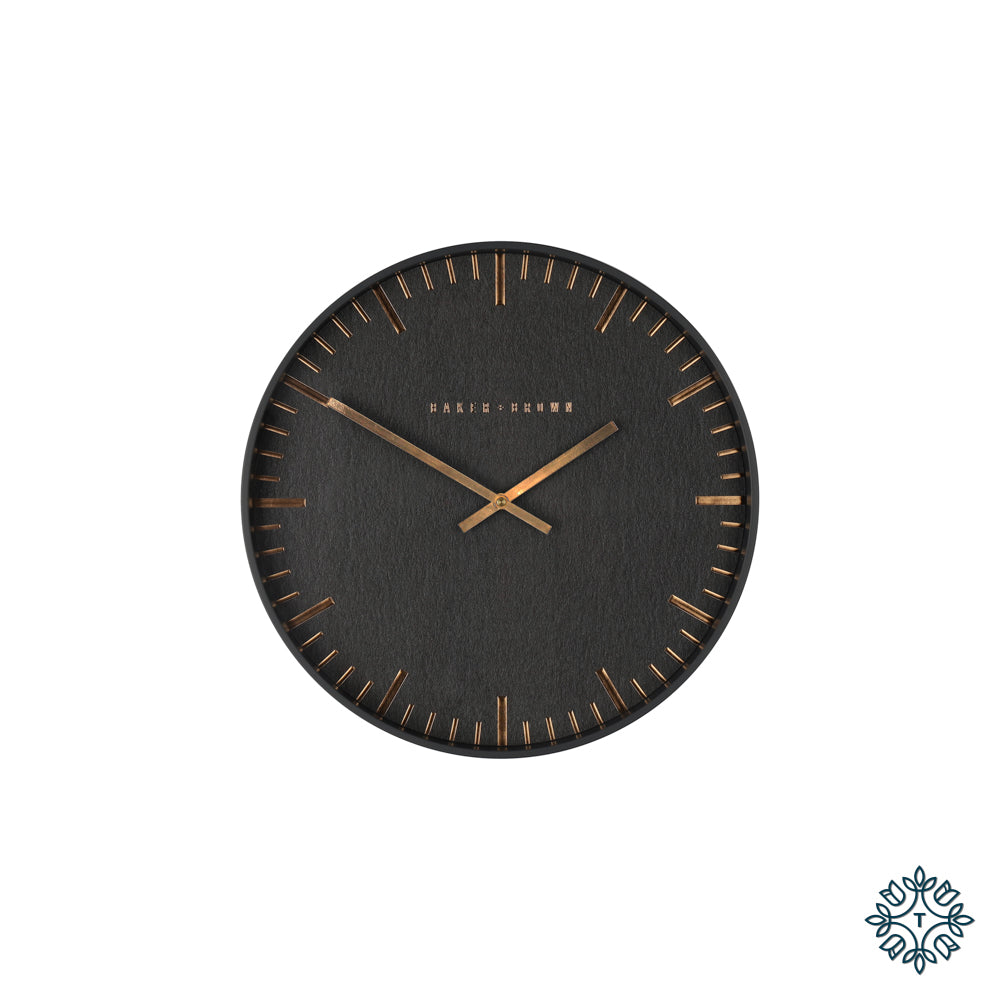 Baker & Brown Noir Clock