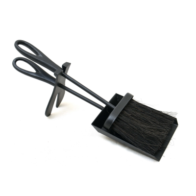 Castle Living Loop Hearth Tidy Black