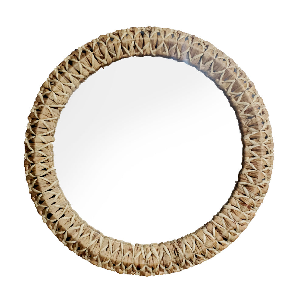 Luna Rattan  Mirror 76cm