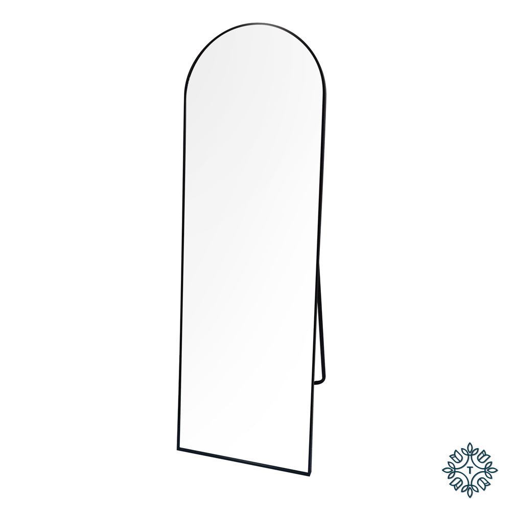 Floor Standing Mirror, Black 160cm