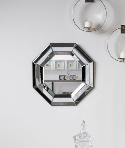 Octagonal Wall Mirror H60 x W60cm