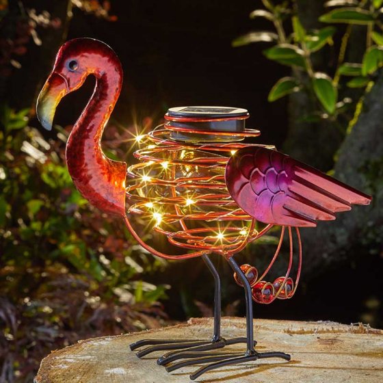 Flamingo Solar Spiral Light