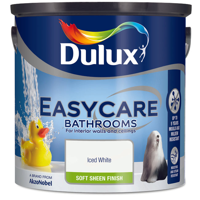 Dulux Easycare Bathrooms Iced White  2.5L