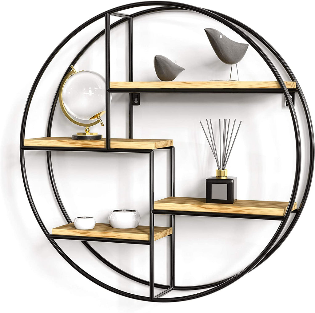 Loft Wire Round Wall Shelf