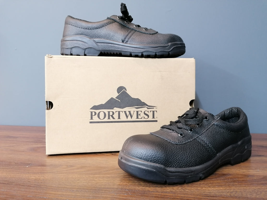PORTWEST PROTECTOR BLACK SHOE (5 sizes available)
