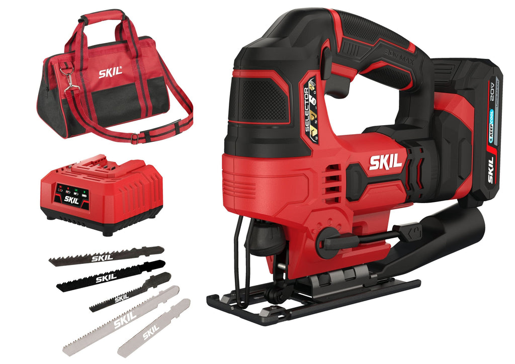 Skil Cordless Jigsaw 20V 3420DC, Battery and Charger