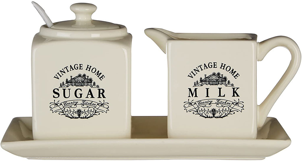 Vintage Home Square Sugar And Milk Set